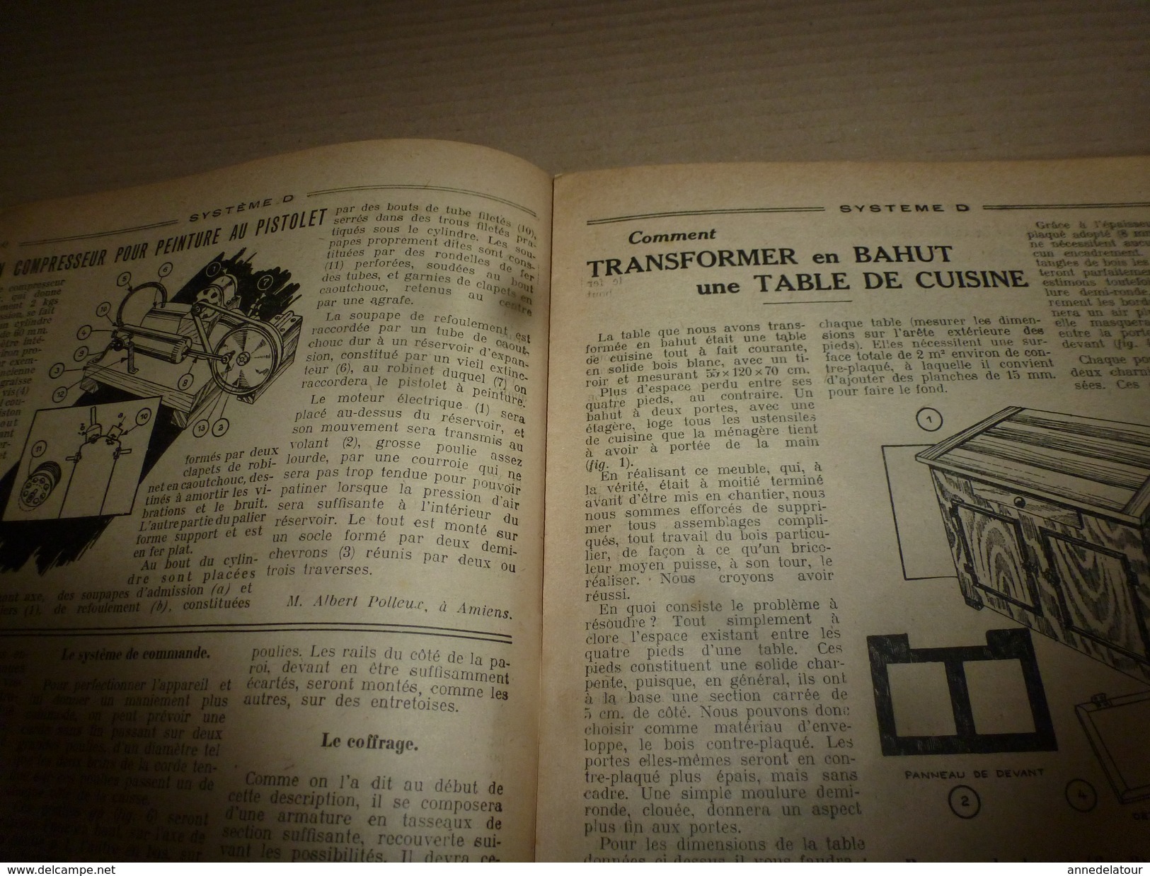 1949 TLSD : Faire --> Modifier Vélo-moteur;Monte-Charge;Moteur-jouet électrique;Réparer Dynamo;Polissage Métaux; Etc - Bricolage / Technique