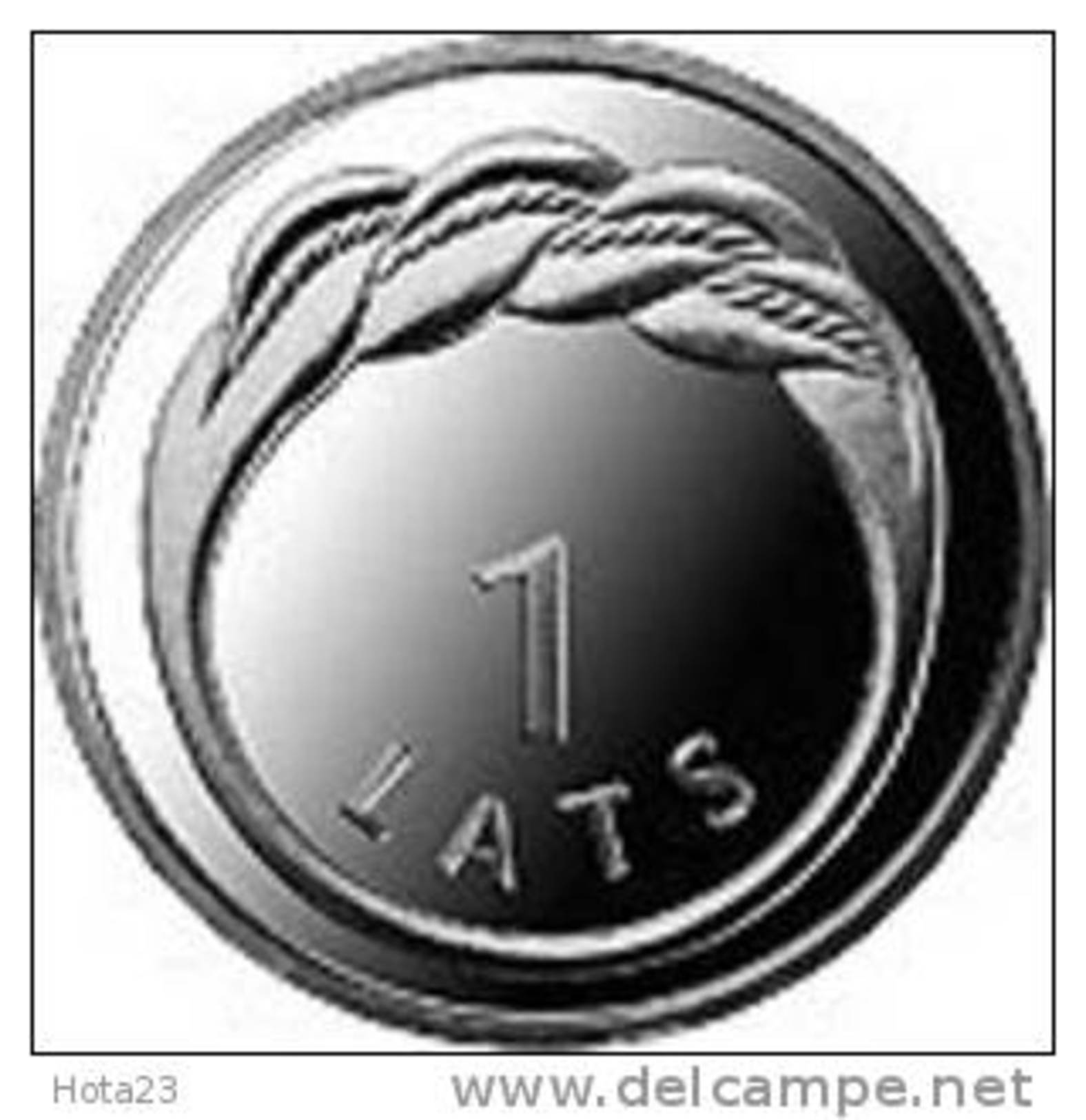 Latvia / Lettonia THE  RING - NAMEJA 1 LATS - LION & DRAGON  2009 Y - UNC - Lettonia