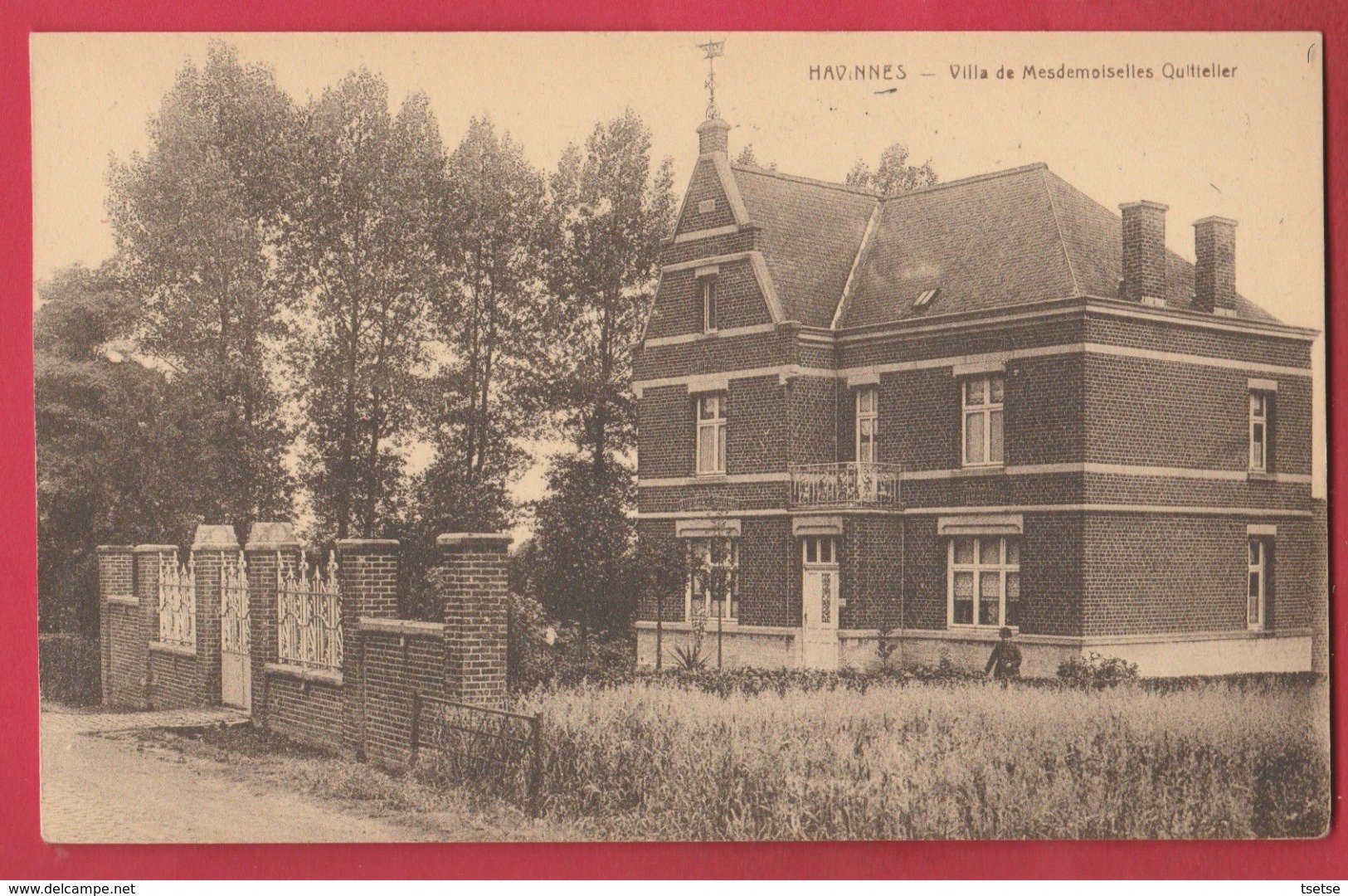 Havinnes - Villa De Mesdemoiselles Quittelier ( Voir Verso ) - Tournai
