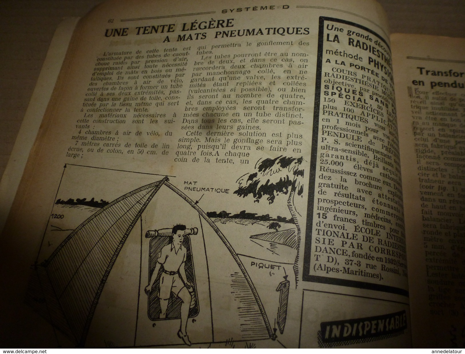 1950 TLSD :(SOMMAIRE 2e photo) pour Appareils ménagers;Aménager MAISON;Campagne-Jardin;Divers;Meubles-Trav du Bois;etc