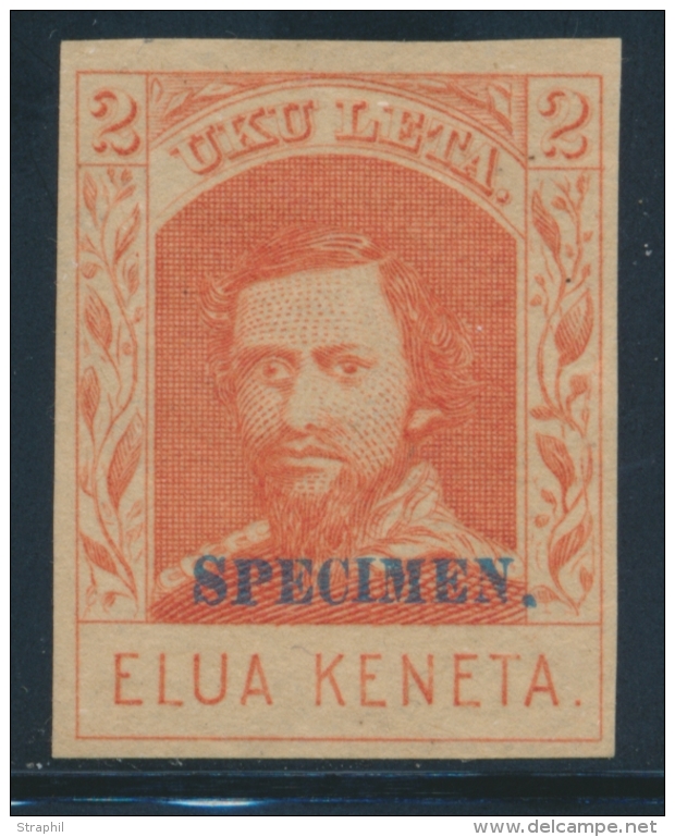 N&deg;21 - 2c Rouge - Surch Specimen -TB - Haïti