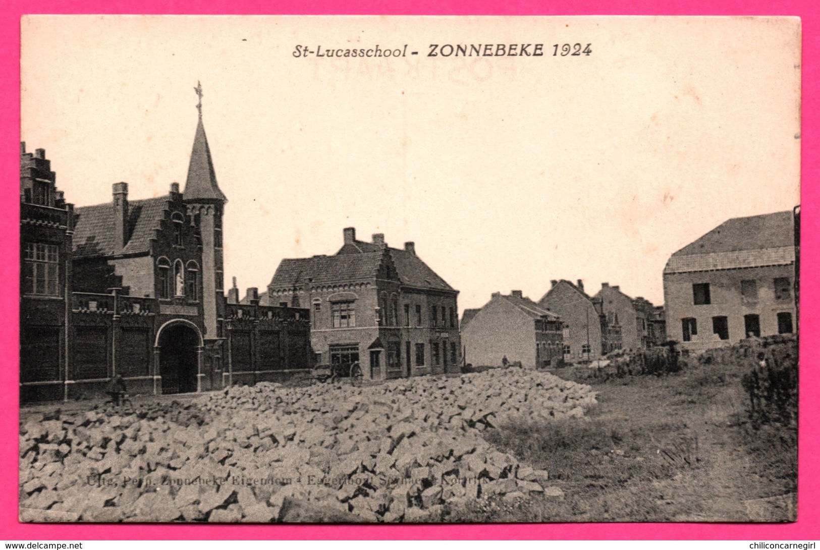 Zonnebeke 1924 - Saint Lucasschool - Animée - Zonnebeke