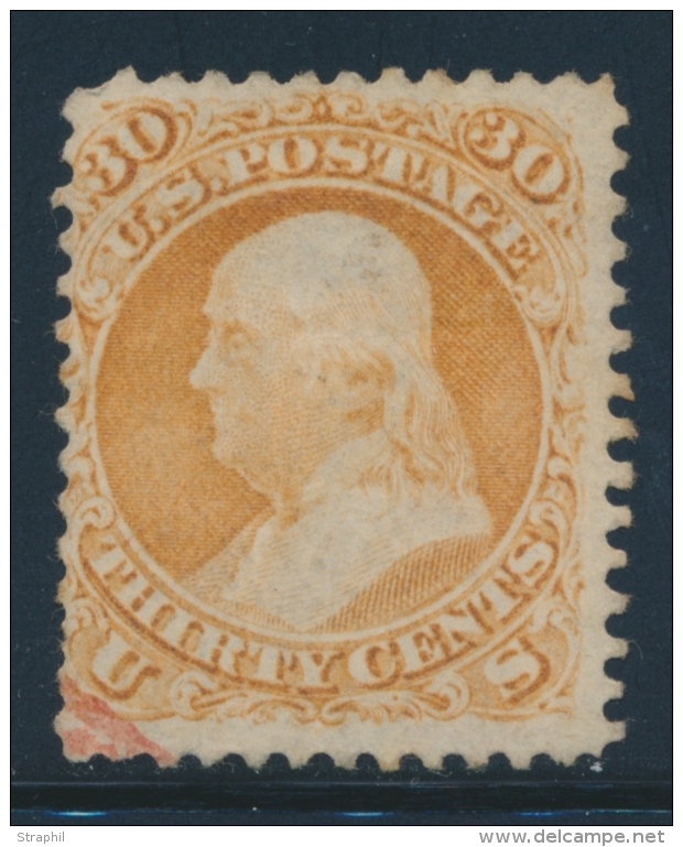 N&deg;25 - 30c Jaune Orange - TB - Used Stamps