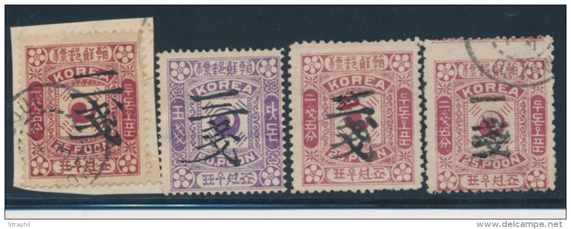 BUREAU JAPONAIS N&deg;30/33 - TB - Korea (...-1945)