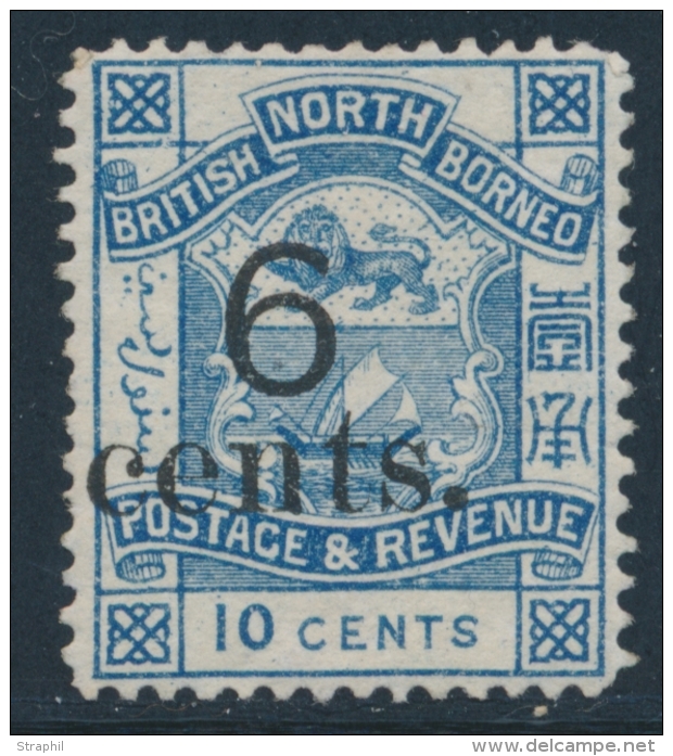 N&deg;48 - 6c S/10c Bleu - TB - Bornéo Du Nord (...-1963)