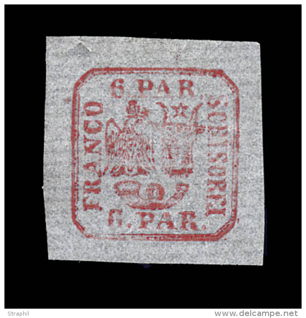 N&deg;9d - 6p Carmin - Papier Verg&eacute; - TB - 1858-1880 Moldavie & Principauté