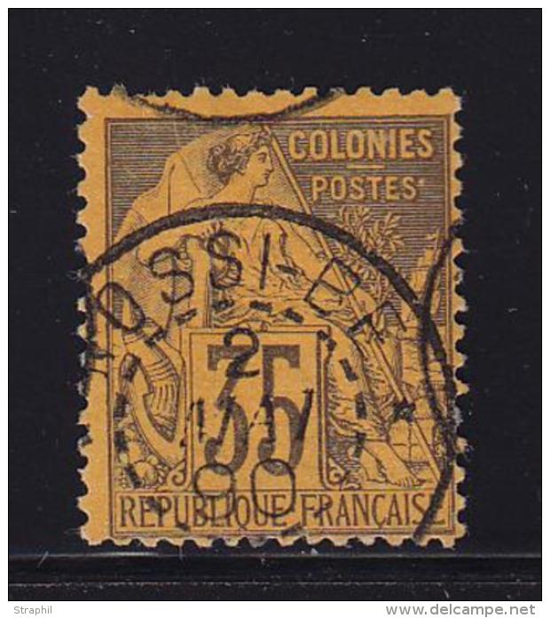 N&deg;56 - 35c - Obl Nossib&eacute; - 2/5/1890 - 1 Dent Courte - Alphée Dubois