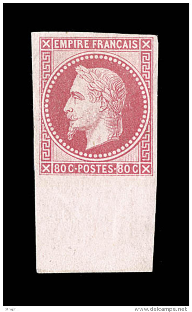 N&deg;10 - 80c Rose - BDF - TB/SUP - Napoléon III