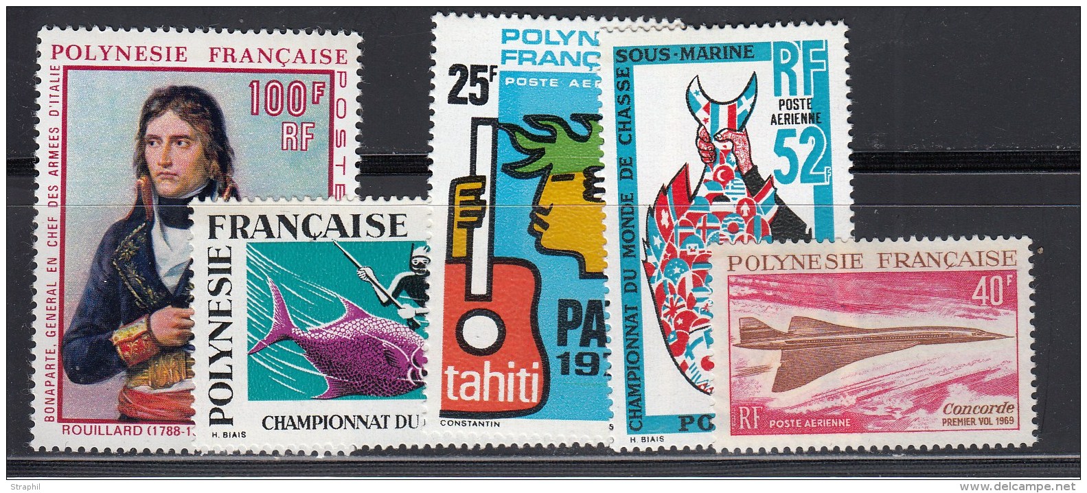 POSTE AERIENNE  N&deg;27/31 - Ann&eacute;e 1969 - TB - Vide