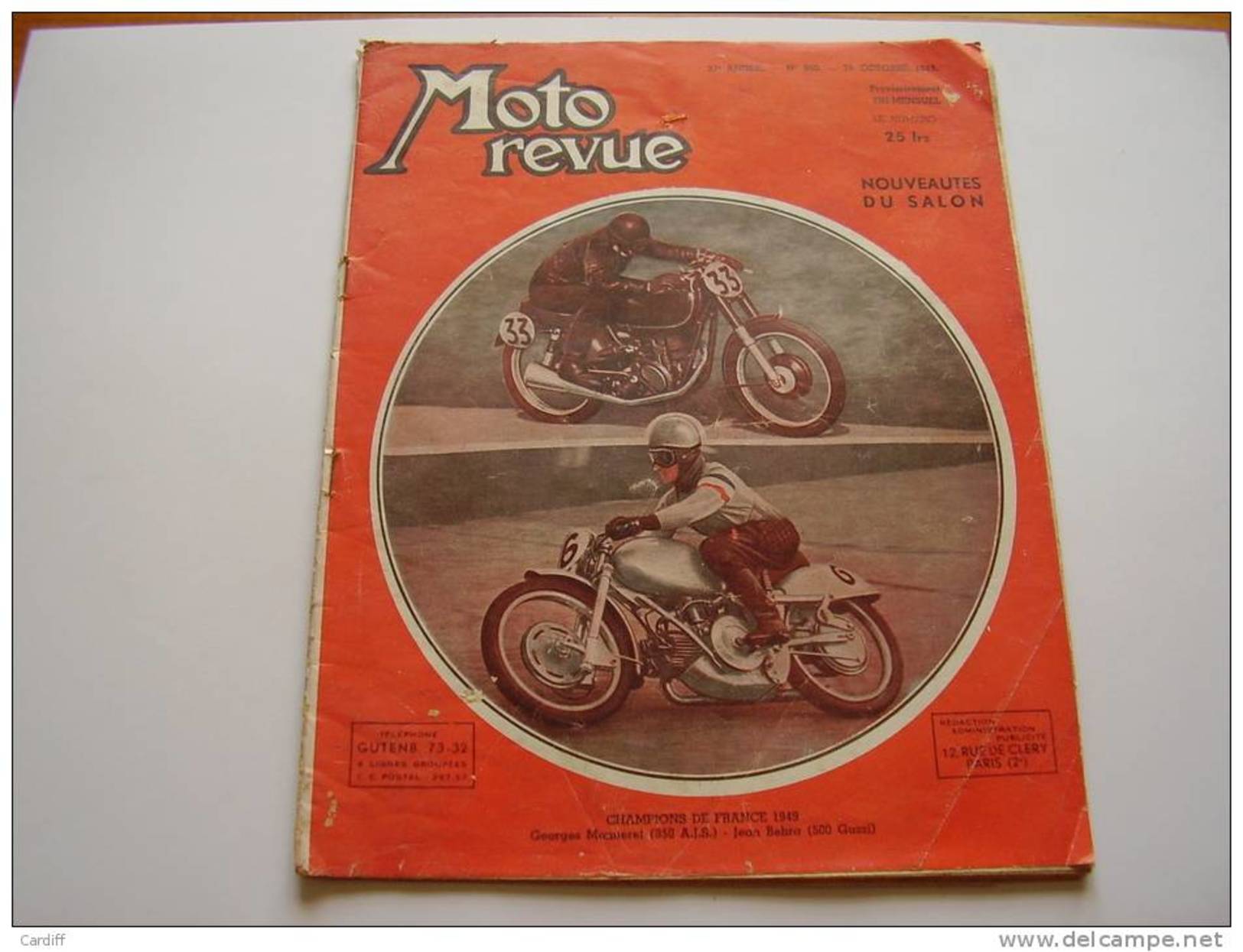Moto Revue 960 De 1949 :  Nouveautés Du Salon . Consommation . La 150 Cmc Velocette.... - Moto