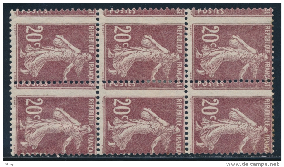 N&deg;139 - Bloc De 6 - Piquage &agrave; Cheval - TB - Unused Stamps