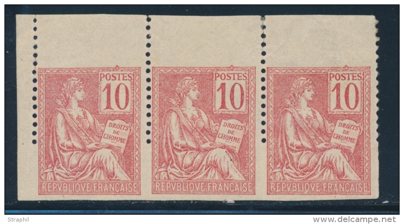 N&deg;116 - Bde De 3 - BDF - ND Horiz. - B/TB - Unused Stamps