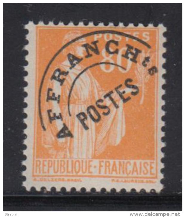 N&deg;75 - 80c Orange - TB - 1893-1947