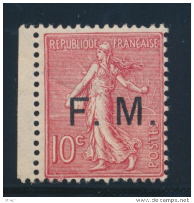 N&deg;4 - 10c Rose - Petit BDF - TB - Timbres De Franchise Militaire