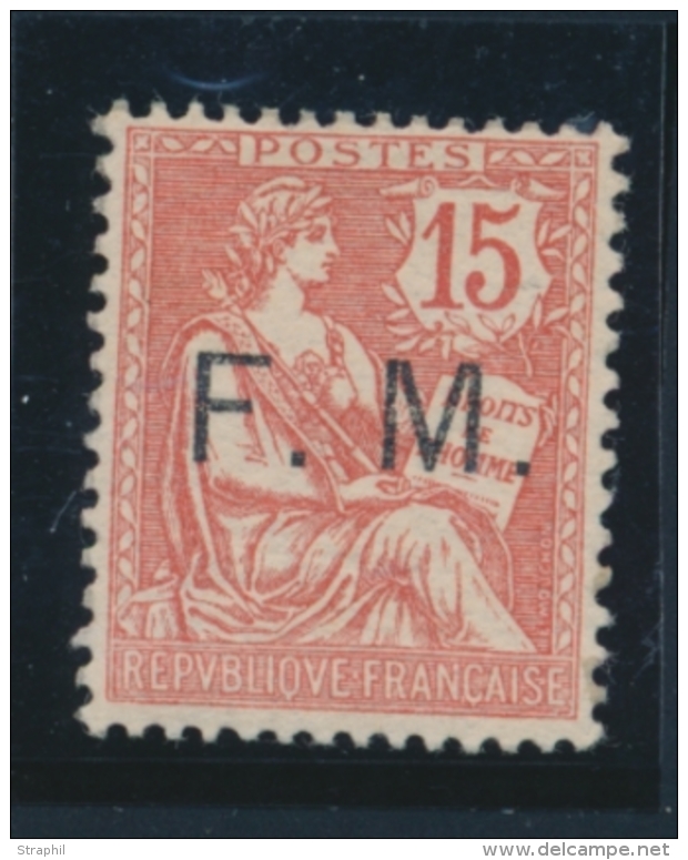 N&deg;2 - 15c Vermillon - TB - Timbres De Franchise Militaire