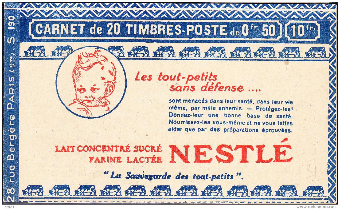 N&deg;199 C56 - Phenix, DU X2, Calvet - S190 - Couv. Nestle, Ecole - TB - Autres & Non Classés