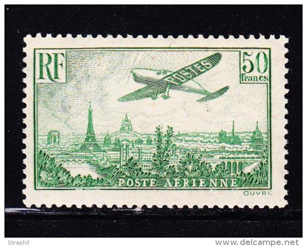 N&deg;14 - 50F Vert Jaune - TB - 1927-1959 Neufs