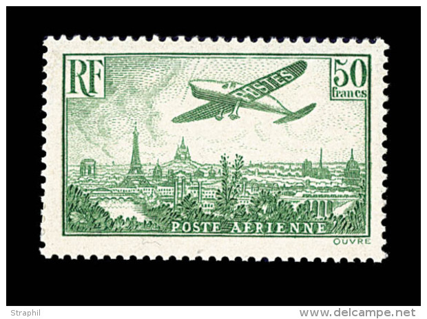 N&deg;14 - 50F Vert Jaune - BDF - TB/SUP - 1927-1959 Neufs