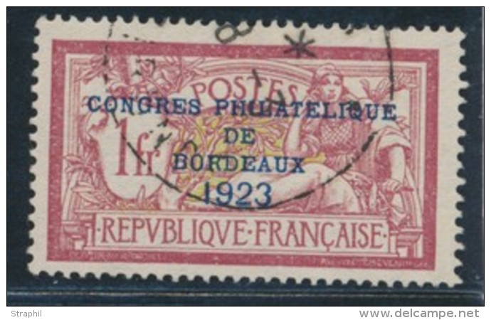 N&deg;182 - Congr&eacute;s De Bordeaux - TB - Oblitérés
