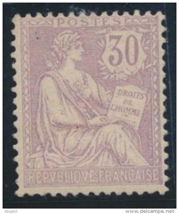 N&deg;128 - 30c Violet - Bon Centrage - TB - 1900-02 Mouchon