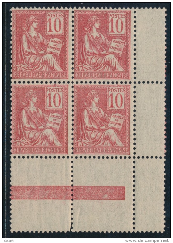 N&deg;112 - Bloc De 4 - CDF - TB - 1900-02 Mouchon