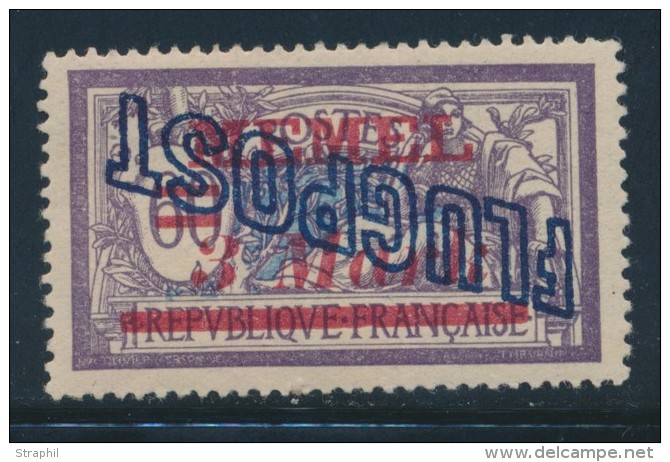 POSTE AERIENNE N&deg;6a - Surcharge Renvers&eacute;e - Sign&eacute; Calves - TB - Memel (Klaïpeda) 1923