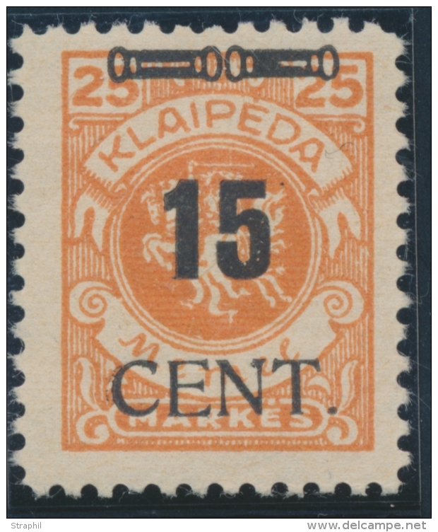 N&deg;176 - TB - Memel (Klaïpeda) 1923