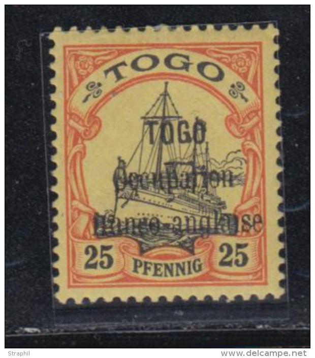 N&deg;26 - 25pfg - TB - Togo