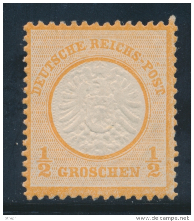 N&deg;15 - &frac12;g Orange - TB - Neufs