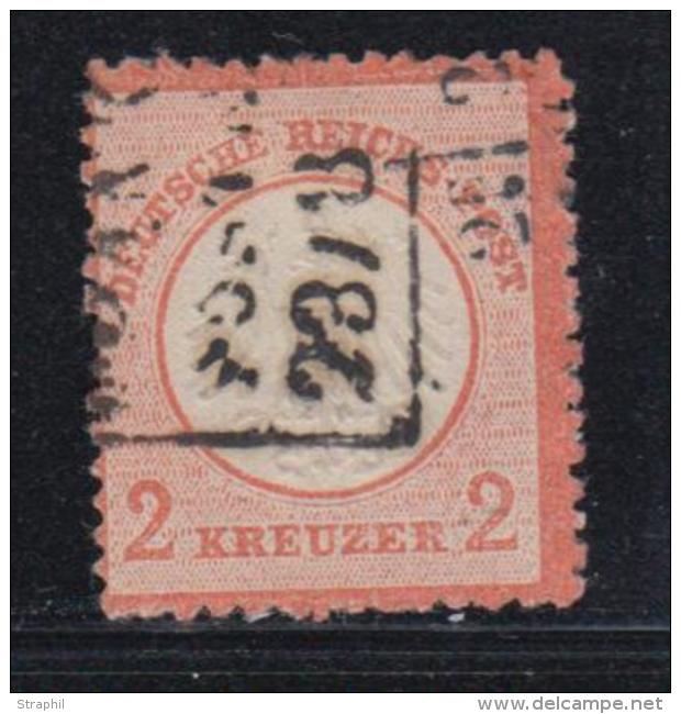 N&deg;8 - 2k Orange - TB - Used Stamps