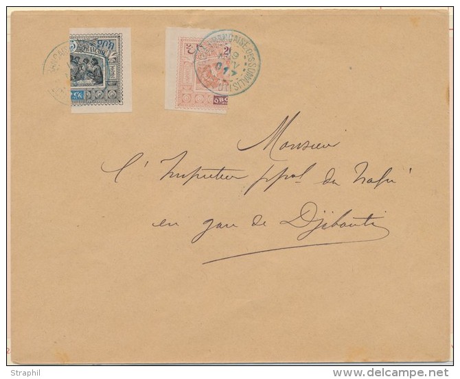 N&deg;53a, 54a - Obl. Djibouti - Du 9/11/1901 - TB - Other & Unclassified