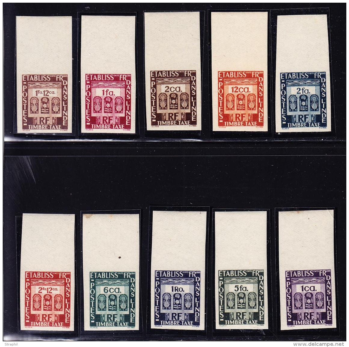 TIMBRES TAXE N&deg;19/28 - S&eacute;rie ND - BDF - TB - Other & Unclassified