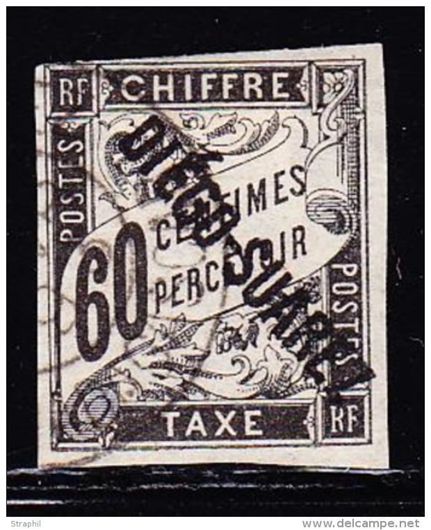 TIMBRES TAXE  N&deg;12 - 60c Noir - Certificat Scheller - TB - Autres & Non Classés