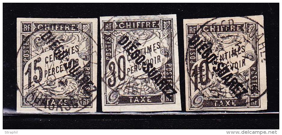 TIMBRES TAXE  N&deg;8/9, 11 - Le N&deg;11 L&eacute;ger Clair - Sign&eacute; Brun - Les Autres TB - Autres & Non Classés