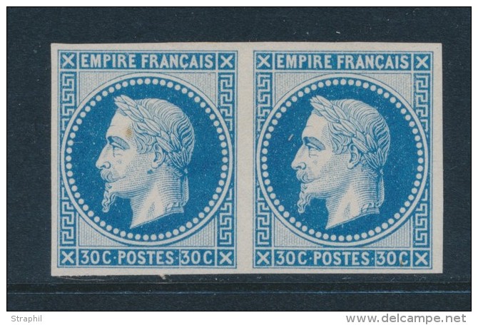 N&deg;30 - 30c Bleu - Tirage Sp&eacute;cial Expo Universelle De 1867 - Sign&eacute; Et Notifi&eacute; Calves - TB - Neufs