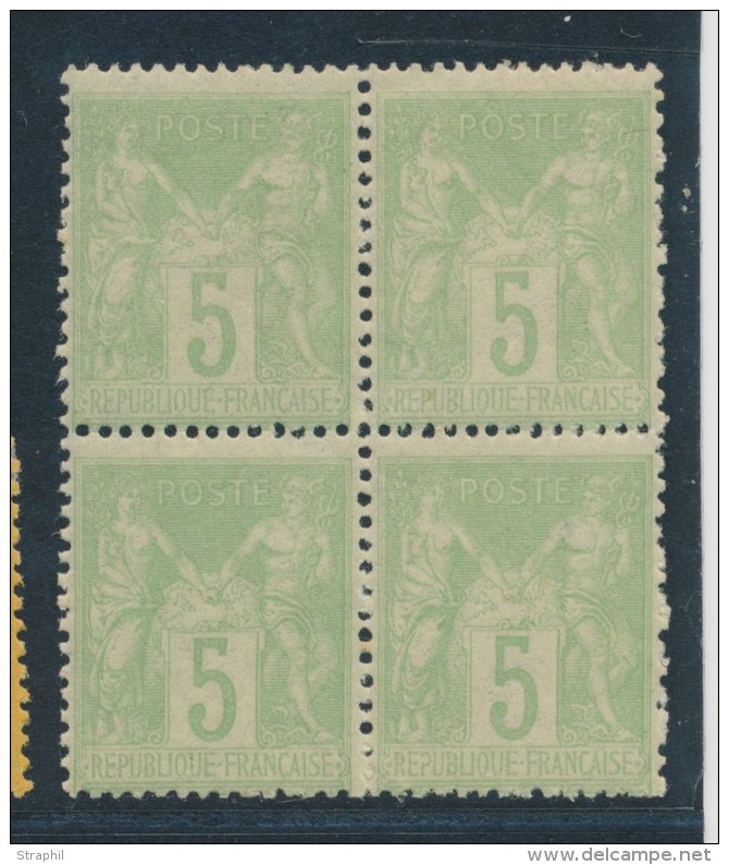 N&deg;102 - Bloc De 4 - TB - 1876-1878 Sage (Type I)