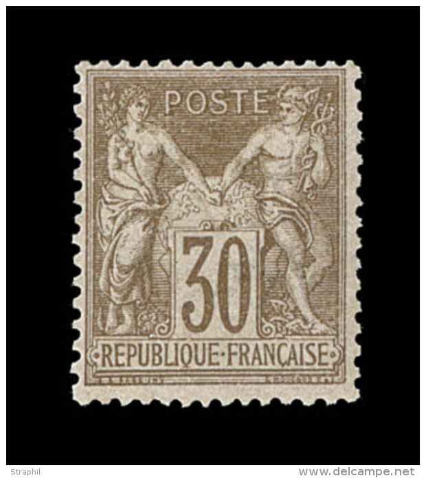 N&deg;69 - 30c Brun Clair - Sign&eacute; Thiaude - TB - 1876-1878 Sage (Type I)