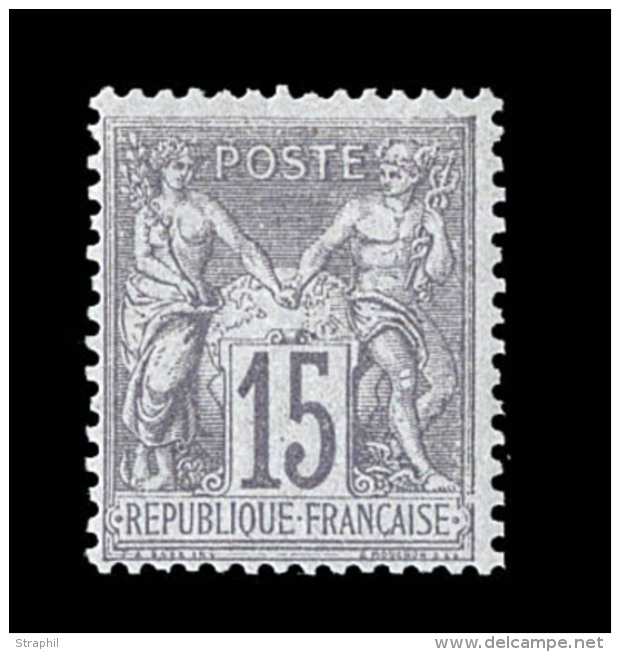 N&deg;66 - 15c Gris - TB - 1876-1878 Sage (Type I)