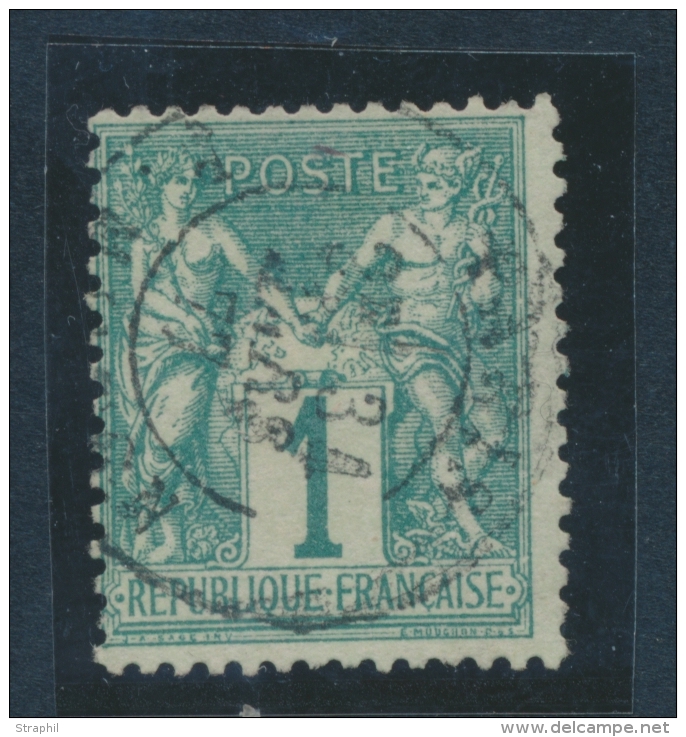 N&deg;61 - C&agrave;d - TB - 1876-1878 Sage (Type I)