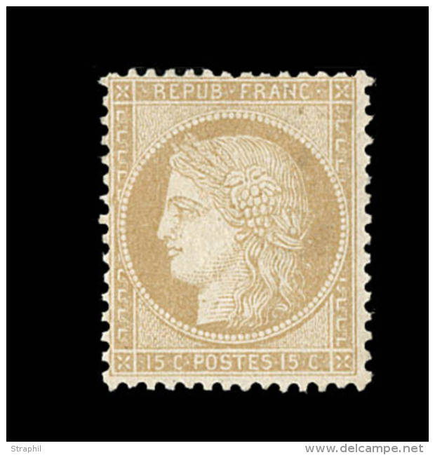 N&deg;59 - 15c Bistre - TB - 1871-1875 Cérès