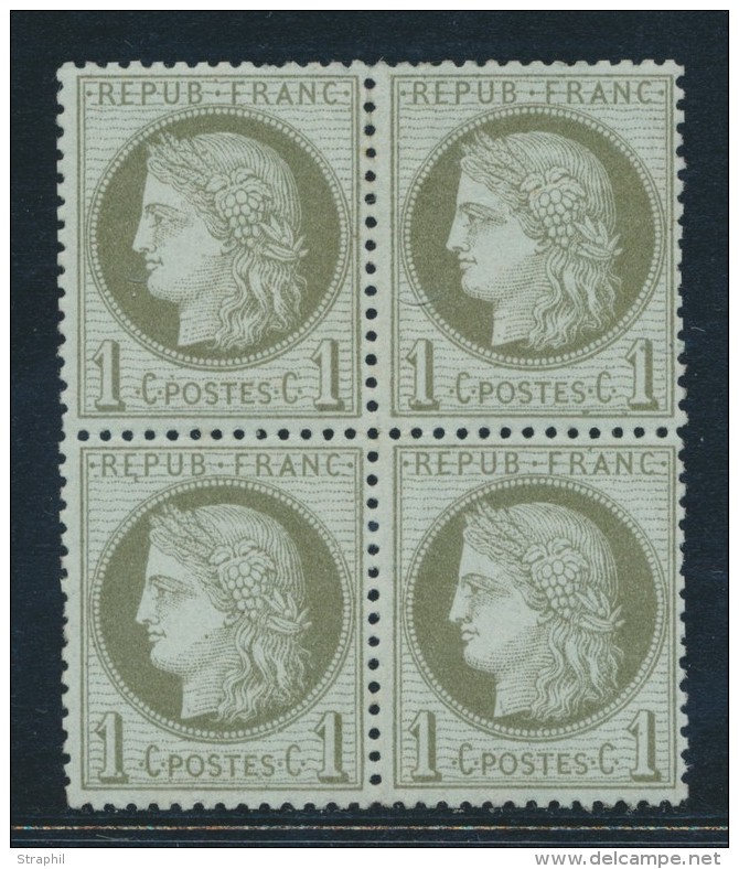 N&deg;50 - Bloc De 4 - TB - 1871-1875 Cérès