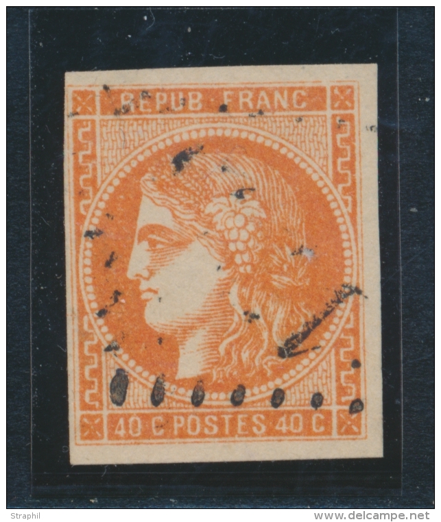 N&deg;48a - 40c Orange Vif - TB - 1870 Bordeaux Printing