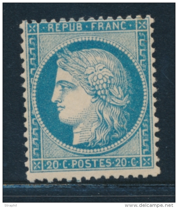 N&deg;37 - 20c Bleu - TB - 1870 Siège De Paris