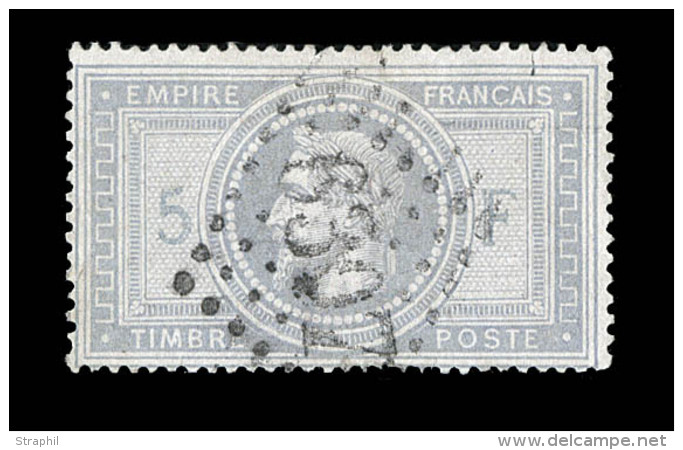 N&deg;33 - Obl. GC 6307 - TB - 1863-1870 Napoléon III Lauré