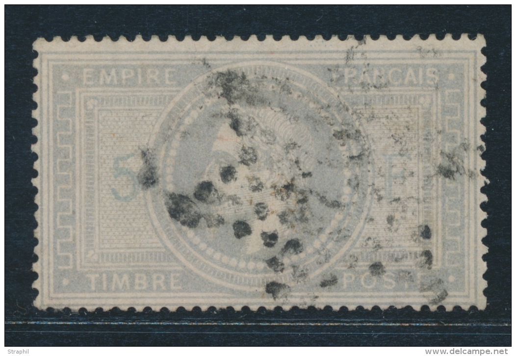 N&deg;33 - Obl. &Eacute;toile 22 - Sign&eacute; A. Brun - TB - 1863-1870 Napoléon III Lauré