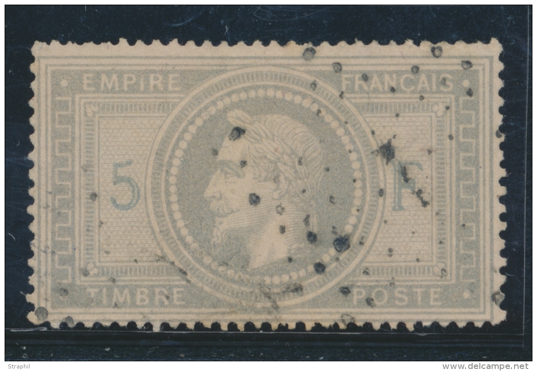 N&deg;33 - Obl. &Eacute;toile 1 - L&eacute;g&egrave;re - Sign&eacute; Calves - TB - 1863-1870 Napoléon III. Laure