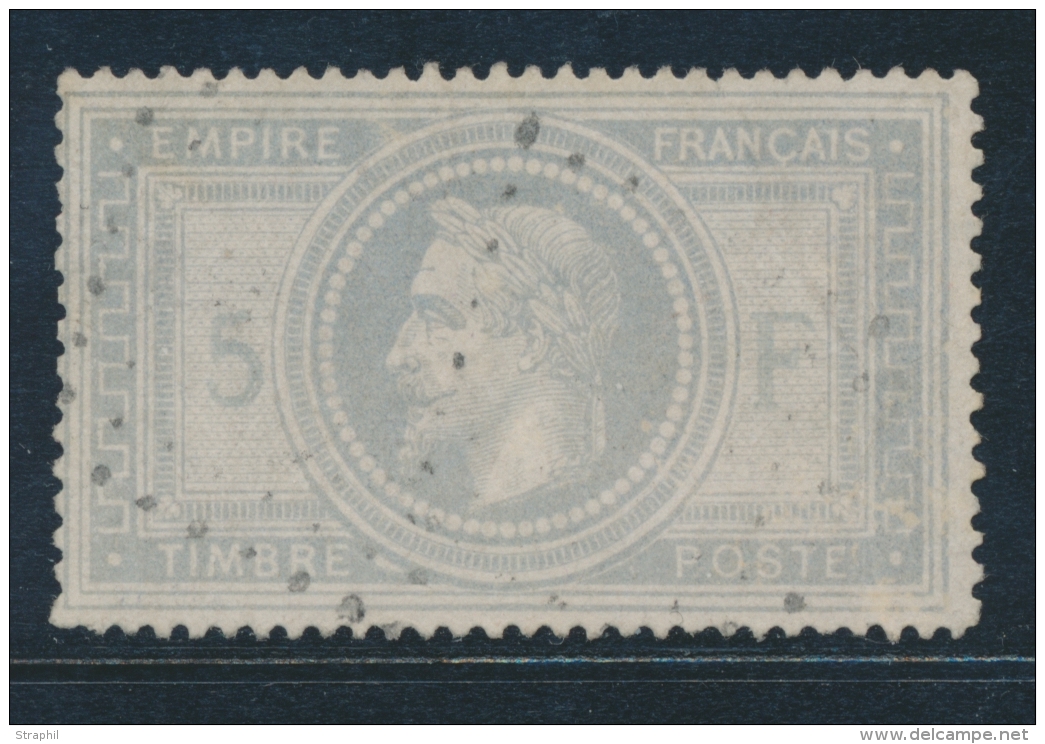 N&deg;33 - Pli Vertical - Sign&eacute; Schott - Asp. TB - 1863-1870 Napoléon III Lauré