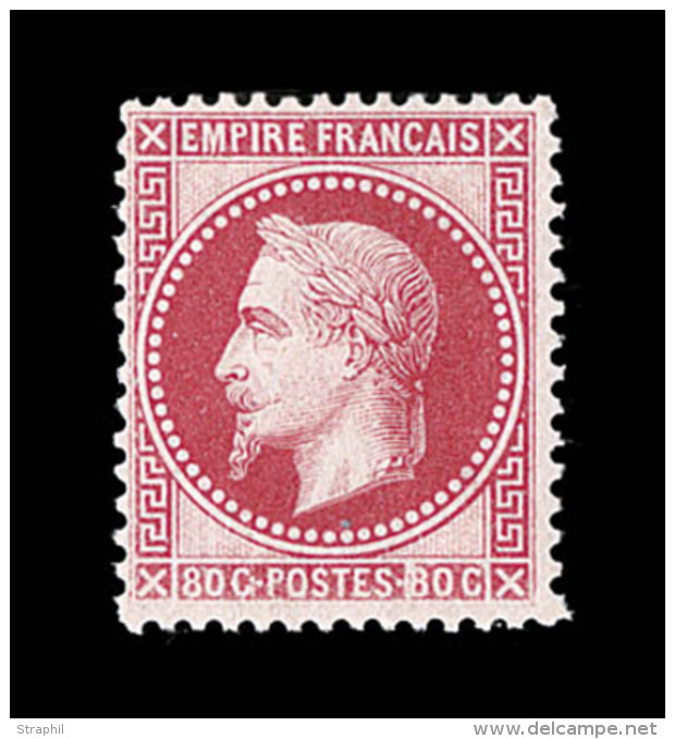 N&deg;32 - 80c Rose - Comme ** - TB - 1863-1870 Napoléon III Lauré