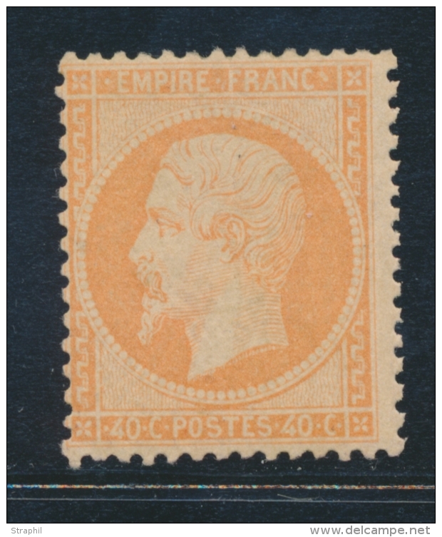 N&deg;23 - 40c Orange - Sign&eacute; Di&eacute;na - TB - 1862 Napoléon III