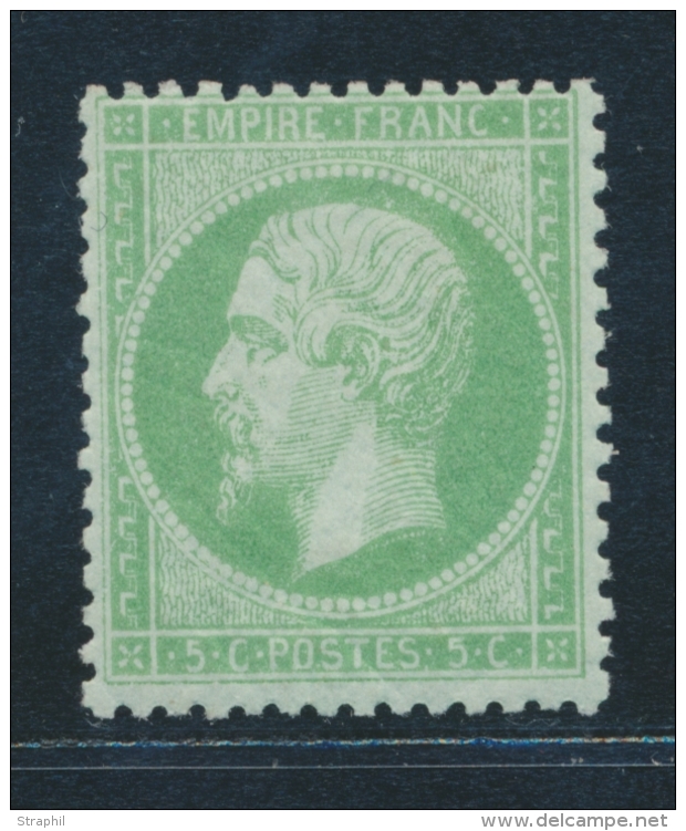 N&deg;20 - 5c Vert - TB - 1862 Napoléon III